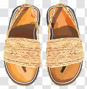 Espadrilles - Straw Sandals For Casual Summer Outings Transparent PNG