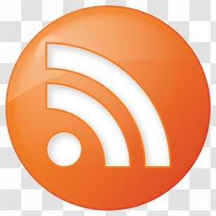 Social Media RSS Web Feed Blog - Bookmark - Rss Button Orange Icon Transparent PNG