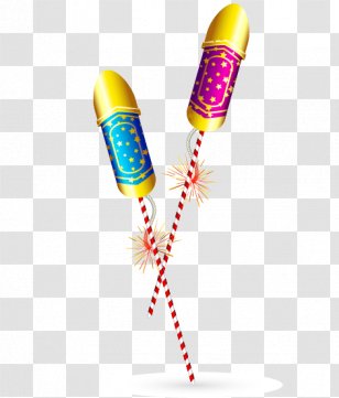Firecracker Fireworks Clip Art - New Year - Cartoon Rocket Transparent PNG