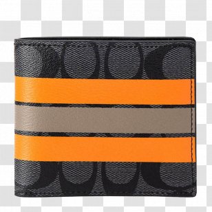 Wallet Tapestry Leather Shopping Price - Service - COACH Men's Transparent PNG