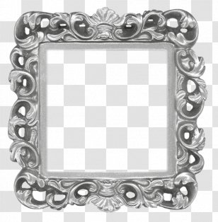 Silver Abhinaya Bharatanatyam - Rectangle - Frame Transparent PNG