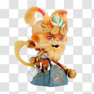 2017 League Of Legends World Championship Sun Wukong Figurine Riot Games - Model Figure - Gnar Transparent PNG