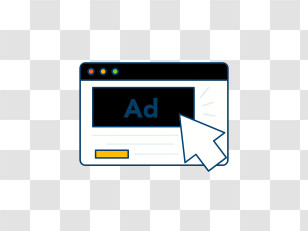 Icon - Digital Advertisement Click Icon Transparent PNG
