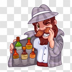 Sticker Telegram Messaging Apps Image Cartoon - Instant - Hangover Transparent PNG