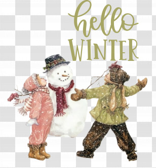 Hello Winter Winter Transparent PNG
