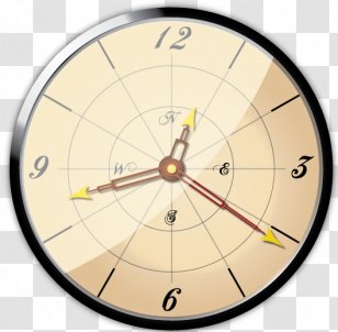 Clock Circle Line - Home Accessories Transparent PNG