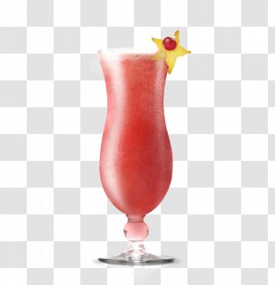 PiÃ±a Colada Cocktail Garnish Sea Breeze Daiquiri Singapore Sling - Cartoon - Strawberry Drink Transparent PNG