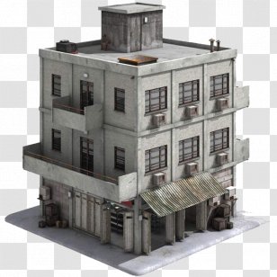 Building Concept Art 3D Modeling Low Poly - Creative Transparent PNG