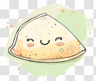 Dosa - Cute Dumpling Illustration Transparent PNG