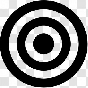 Target Corporation Market Pixabay Icon - Black And White Transparent PNG