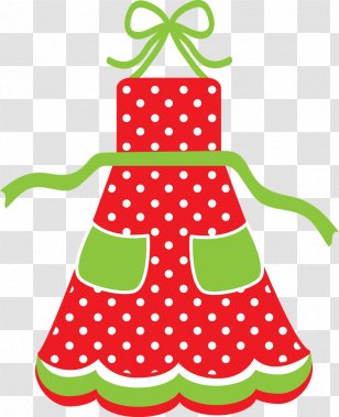 Dress Pattern Apron Vintage Clothing - Christmas - Potholders Background Transparent PNG