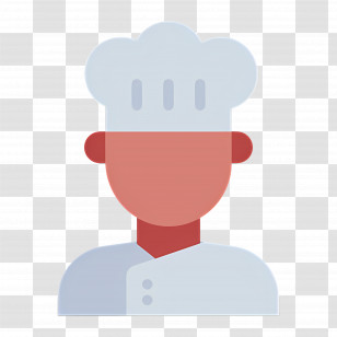 Chef - Cartoon Chef Avatar With Hat And Uniform Transparent PNG