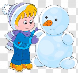Bird Line Drawing - Snowman - Flightless Art Transparent PNG