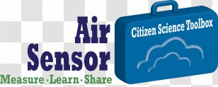 Citizen Science Air Pollution Sensor - Blue Transparent PNG