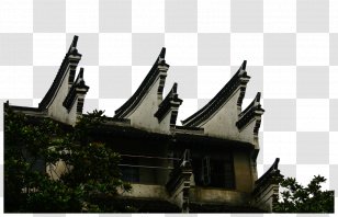 China Architecture Wu Facade Eaves - Designer - Town Transparent PNG
