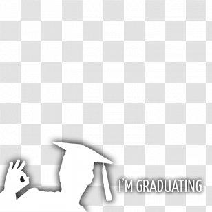 Logo Finger White Font - Black And - Design Transparent PNG