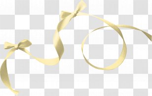 Brown Ribbon Clip Art - Transparency And Translucency - Orange Bow Transparent PNG
