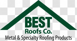Metal Roof Best Roofs Co Roofer - Signage Transparent PNG