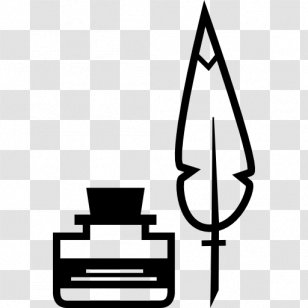 Paper Fountain Pen Quill Ink - Drawing Transparent PNG