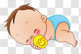 Cartoon Infant Sleep Drawing Cuteness Transparent PNG