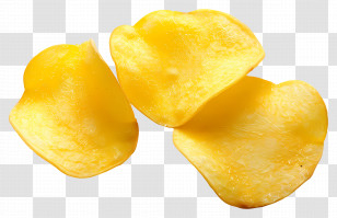 Potato Chip - Crispy Yellow Potato Chips Illustration Transparent PNG