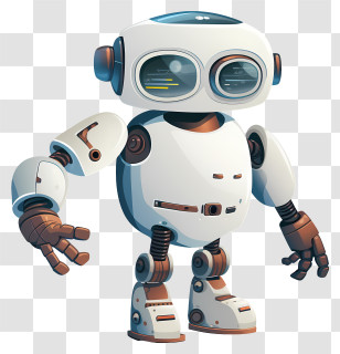 Robot Cartoon - Interactive Robot With Toy-Like Features Transparent PNG
