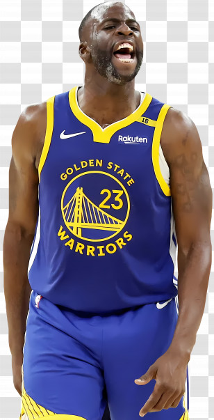 Draymond Green - Basketball Player In Blue And Yellow Jersey Transparent PNG