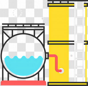 Oil Storage Tank - Industrial Liquid Storage Tanks Transparent PNG