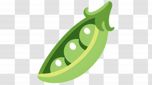 Green Peas - Fresh Green Pea Pod Transparent PNG