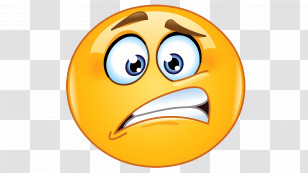 Worried Emoji - Worried Emoji Face Icon Transparent PNG