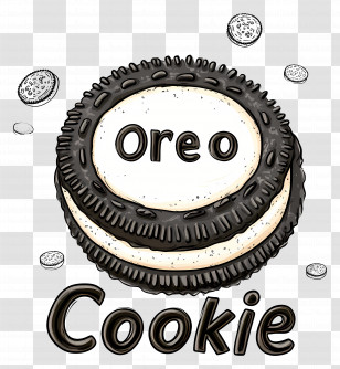 National Oreo Cookie Day - Oreo Cookie Illustration Transparent PNG