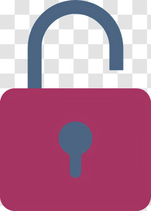 Icon - Unlocked Padlock Illustration Transparent PNG