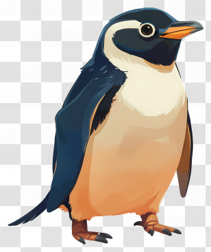 Penguin - Cute Penguin Illustration Transparent PNG