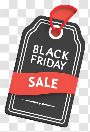 Black Friday Tag - Black Friday Sale Tag Transparent PNG