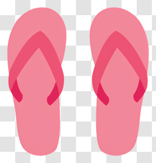 Flip Flops - Pink Flip Flops Footwear Transparent PNG