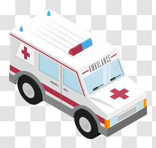 Cartoon Ambulance Car - Emergency Ambulance Vehicle Illustration Transparent PNG