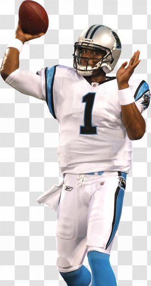 2012 NFL Season Carolina Panthers Super Bowl American Football Protective Gear - Face Mask - Cam Newton Transparent PNG