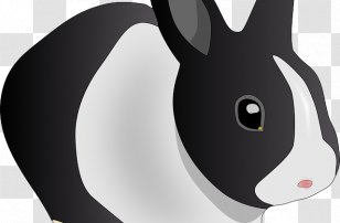 Easter Bunny Rabbit Holland Lop Clip Art - Vertebrate - Peter Vector Transparent PNG