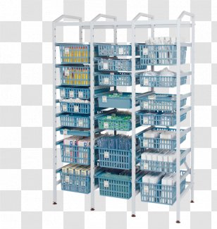 Shelf Bookcase Hospital Logistics System - Medicine - Minimalist Transparent PNG