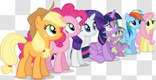 Pony Twilight Sparkle Rainbow Dash Rarity Art - Mane - Vector Transparent PNG