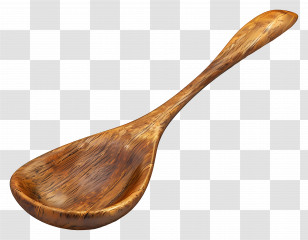 Wooden Spoon - Wooden Cooking Spoon For Kitchen Use Transparent PNG