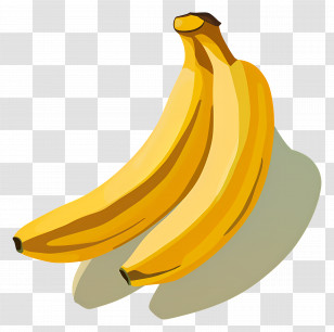 Bananas - Bunch Of Yellow Bananas Transparent PNG