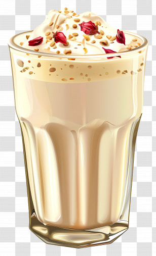 Thandai Drink - Delicious Creamy Milkshake Transparent PNG