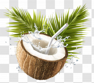 Coconut Water - Refreshing Coconut Drink Transparent PNG
