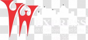 V W Express Incorporated Logo Toronto Rush Courier Co Ltd - Heart - Milano Transparent PNG