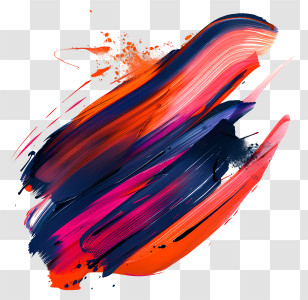 Brush Stroke - Vivid And Colorful Paint Strokes Illustration Transparent PNG