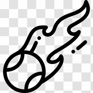 Tennis Ball - Tennis Ball With Motion Lines Transparent PNG