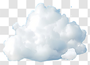 Cloud - White Fluffy Cumulus Cloud Transparent PNG