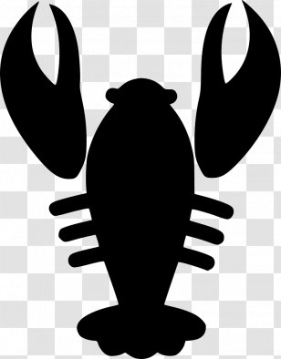 Red Lobster Seafood Restaurant - Monochrome Transparent PNG
