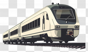 Train - Modern Bullet Train Design Transparent PNG